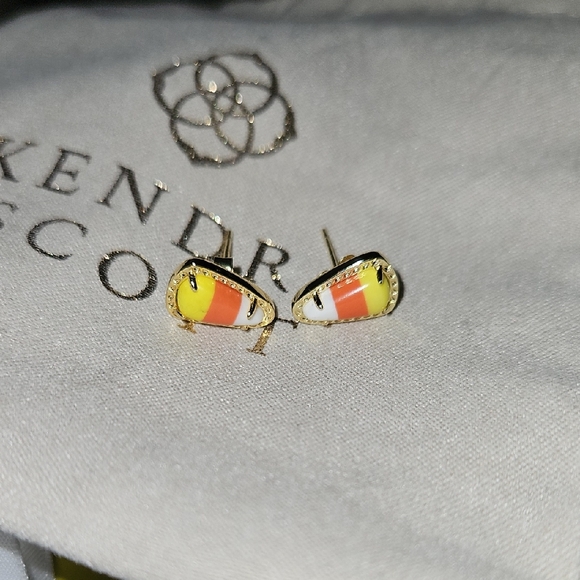 Kendra Scott Candy Corn Earrings NIB - Picture 1 of 5